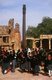 India: The almost 2,000 year old Iron Pillar at the Qutb Minar complex, Delhi